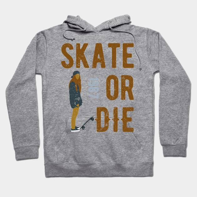 Skate Or Die Hoodie by JakeRhodes